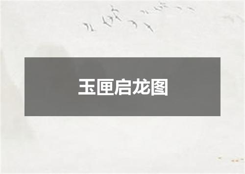玉匣启龙图