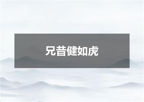 兄昔健如虎