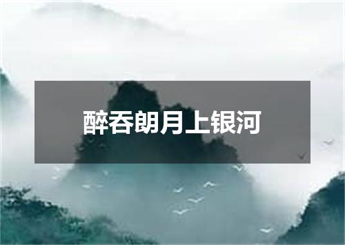 醉吞朗月上银河