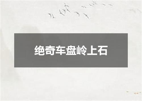 绝奇车盘岭上石