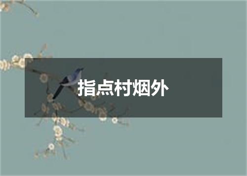 指点村烟外