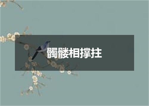 髑髅相撑拄