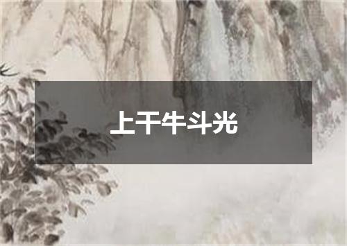 上干牛斗光