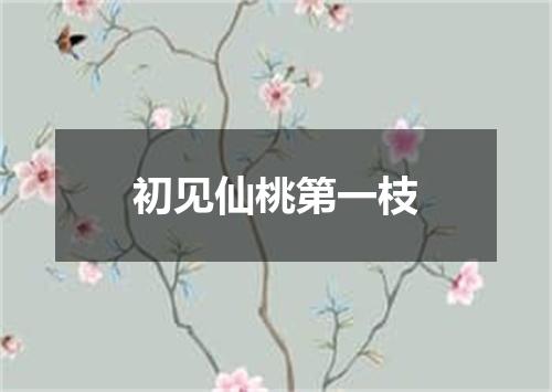 初见仙桃第一枝