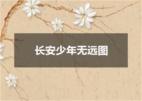 长安少年无远图