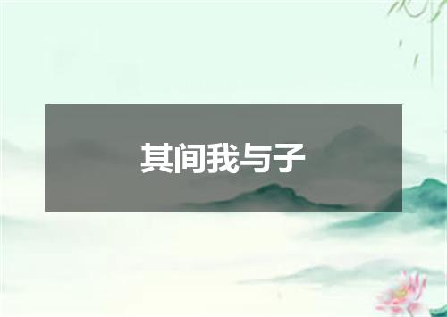 其间我与子