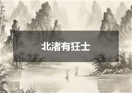 北渚有狂士