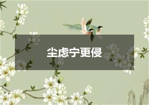 尘虑宁更侵