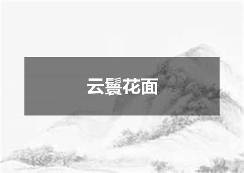 云鬟花面