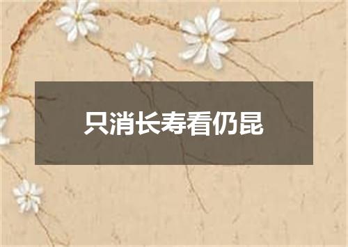 只消长寿看仍昆