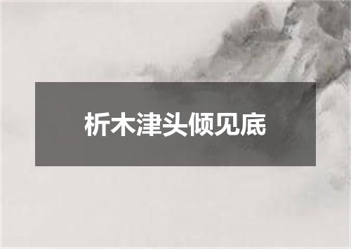 析木津头倾见底