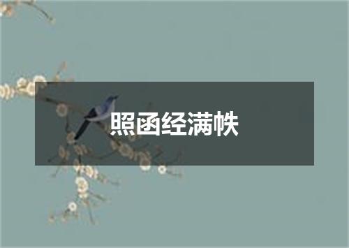 照函经满帙