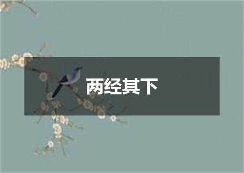 两经其下