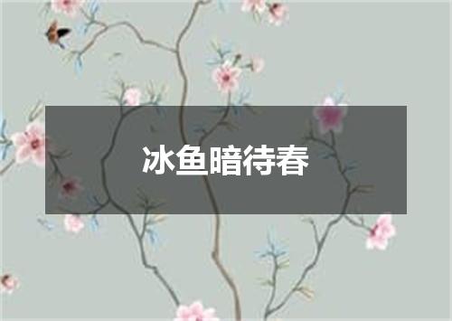 冰鱼暗待春