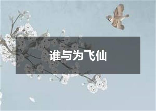 谁与为飞仙