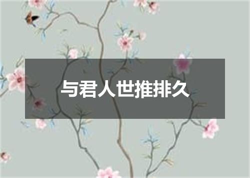 与君人世推排久
