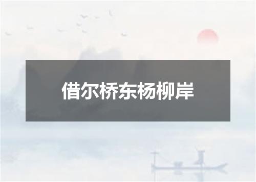 借尔桥东杨柳岸