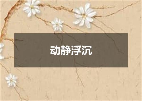动静浮沉