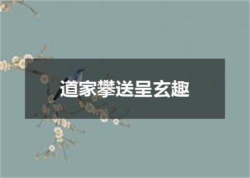 道家攀送呈玄趣