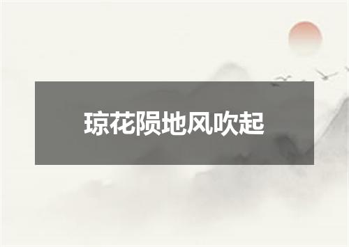 琼花陨地风吹起
