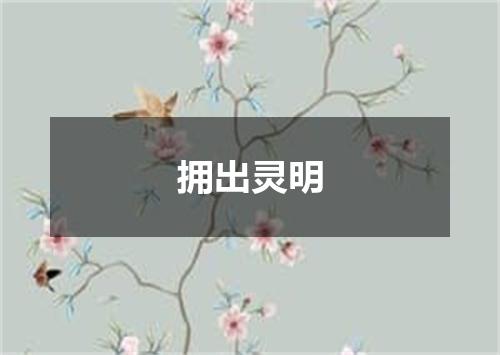 拥出灵明