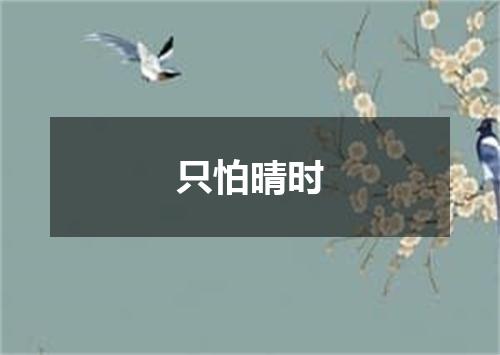 只怕晴时