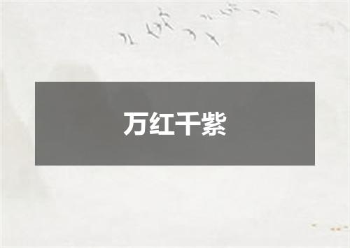 万红千紫