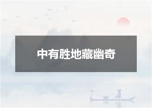 中有胜地藏幽奇