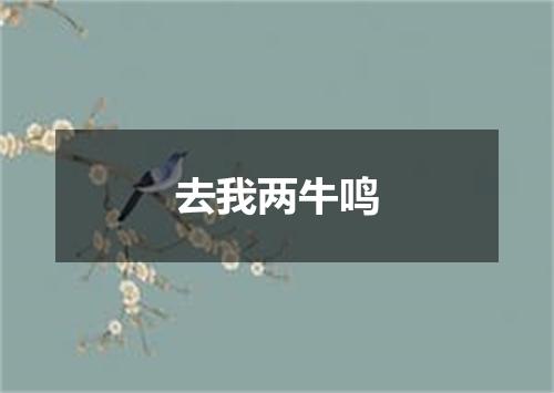 去我两牛鸣