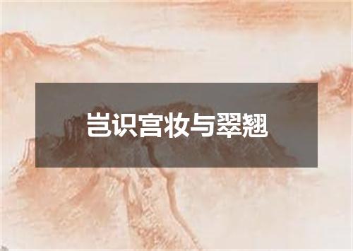 岂识宫妆与翠翘