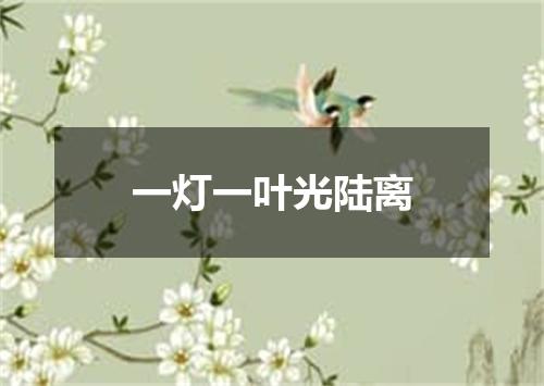 一灯一叶光陆离