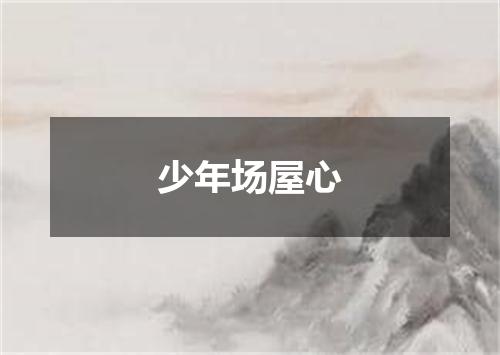 少年场屋心