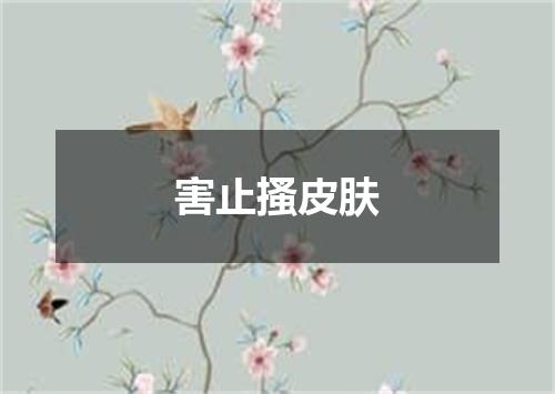 害止搔皮肤