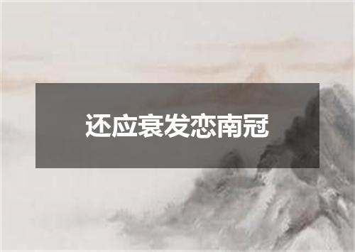 还应衰发恋南冠