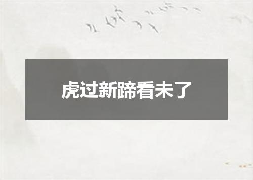 虎过新蹄看未了