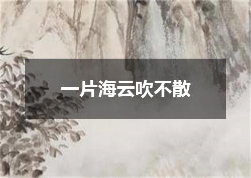 一片海云吹不散