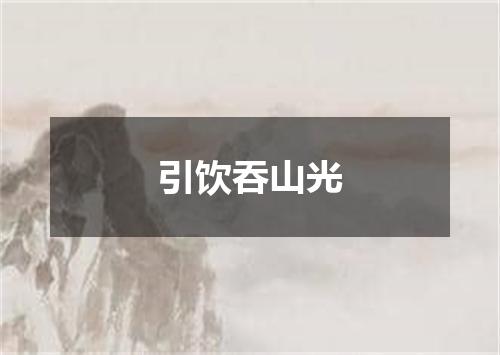 引饮吞山光