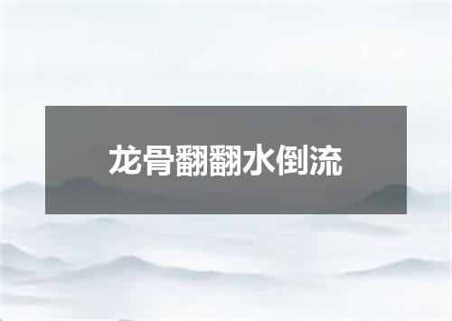 龙骨翻翻水倒流