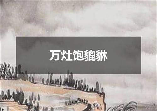 万灶饱貔貅