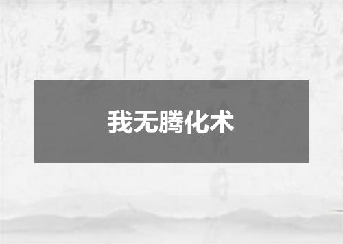 我无腾化术