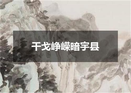干戈峥嵘暗宇县