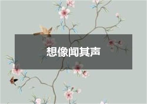想像闻其声