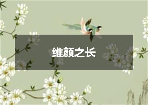维颜之长
