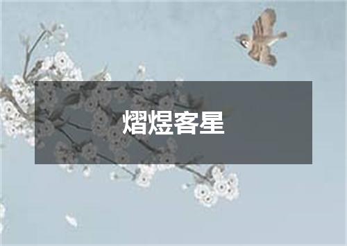 熠煜客星