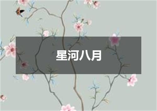 星河八月