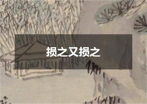 损之又损之