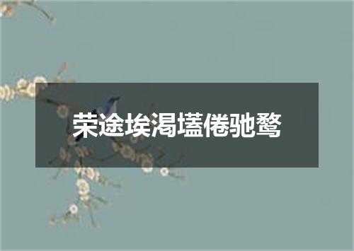 荣途埃渇壒倦驰鹜