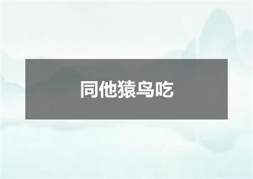 同他猿鸟吃