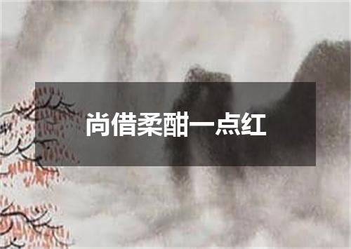 尚借柔酣一点红