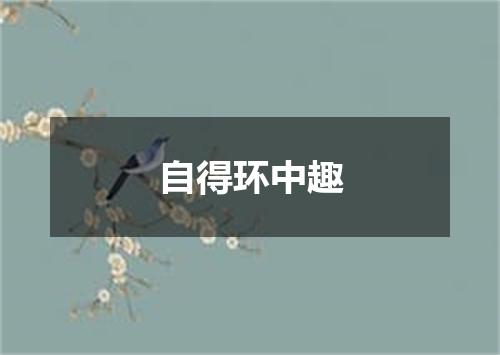 自得环中趣